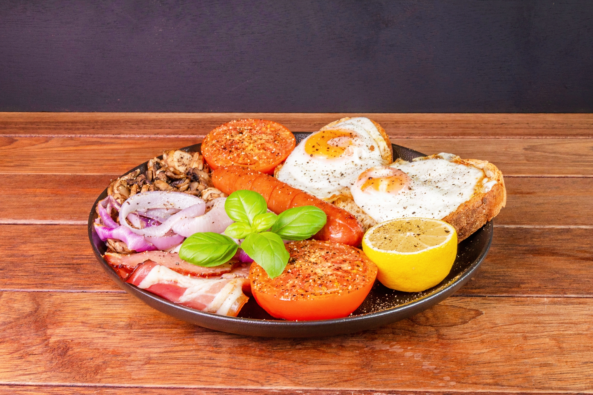 Hearty breakfast served at Coffee and Dreams Adelaide CBD cafe
