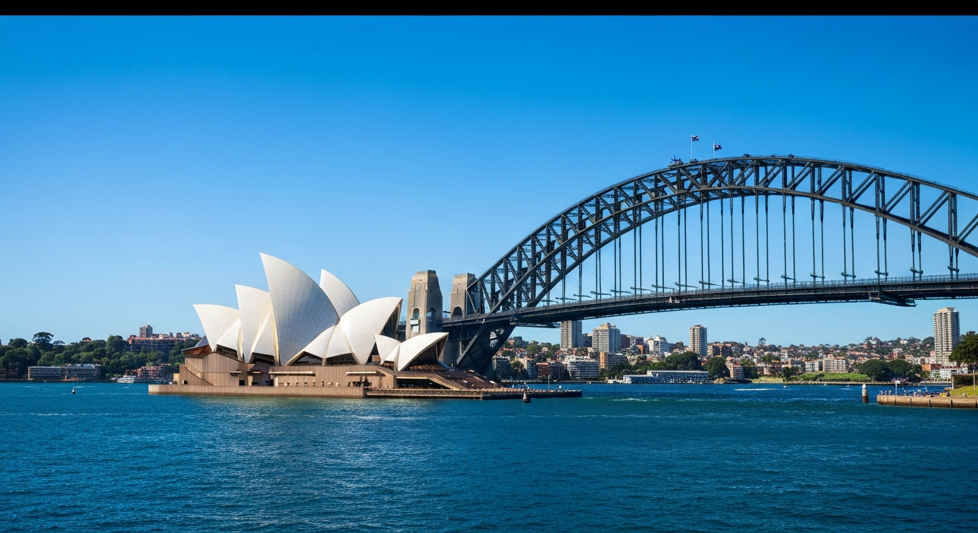 Sydney Harbour Bridge and Opera House