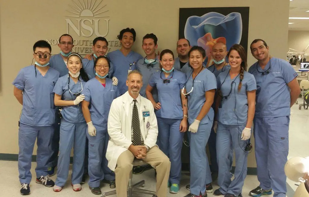 Dr. Rolfe teaching at Nova Southeastern University College of Dental Medicine