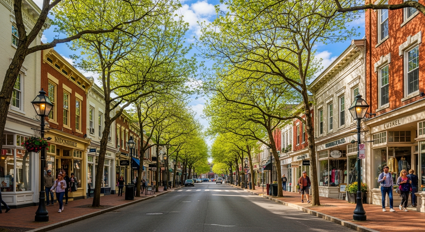 Downtown Haddonfield NJ