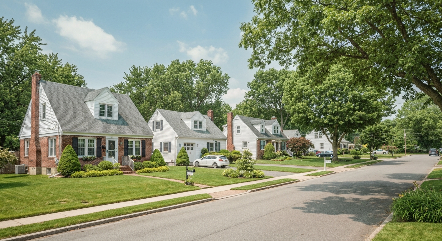 Delran NJ suburban neighborhood