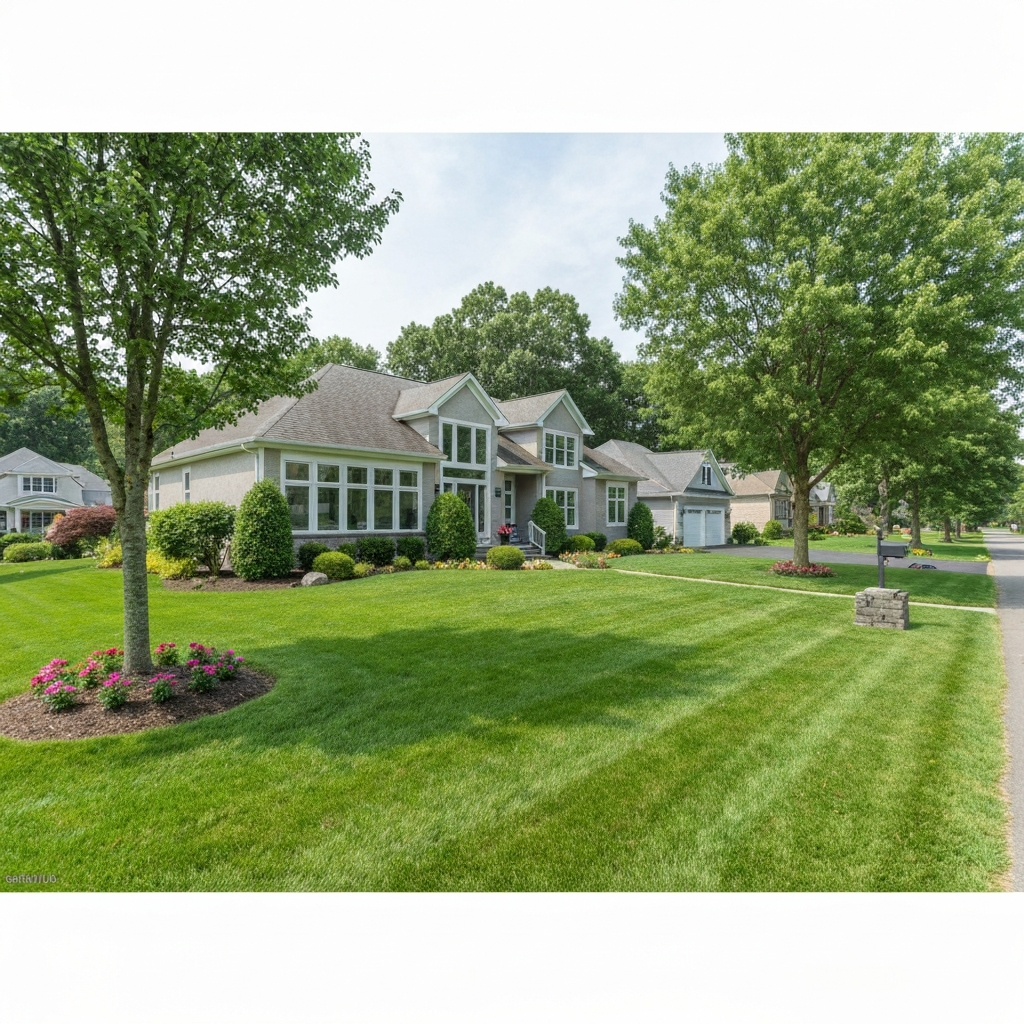Beautiful suburban home representing real estate in Hainesport New Jersey