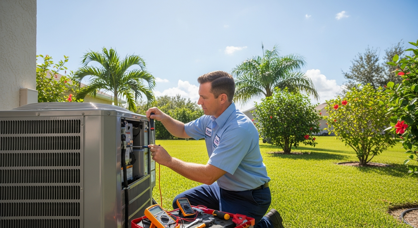 HVAC service background