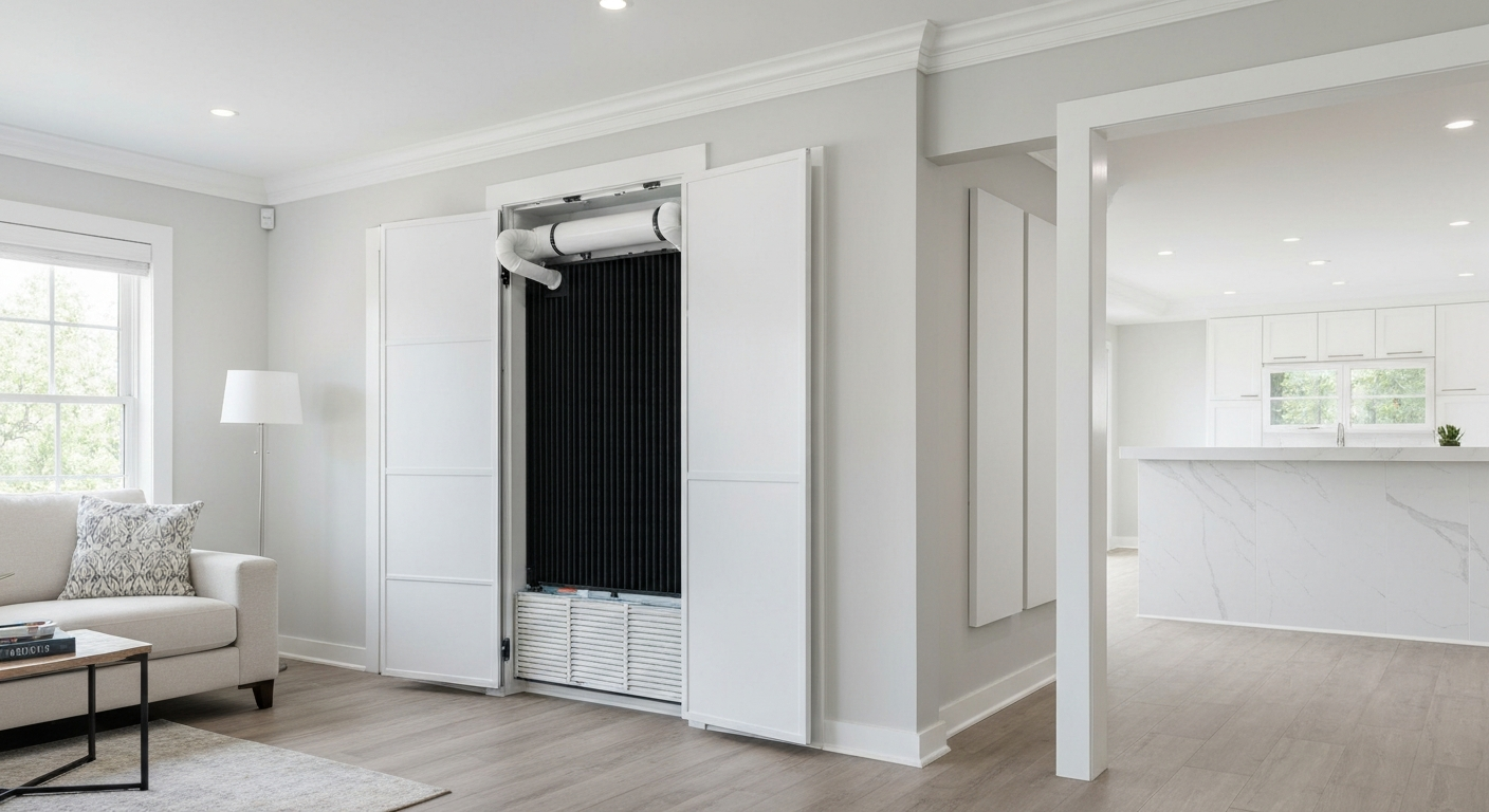 Whole-home air purification system installation