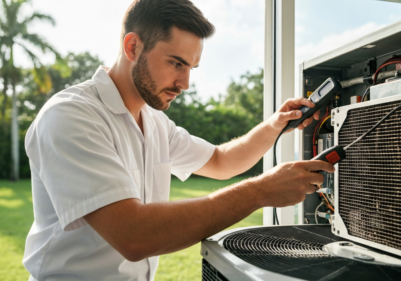 HVAC maintenance tune-up inspection