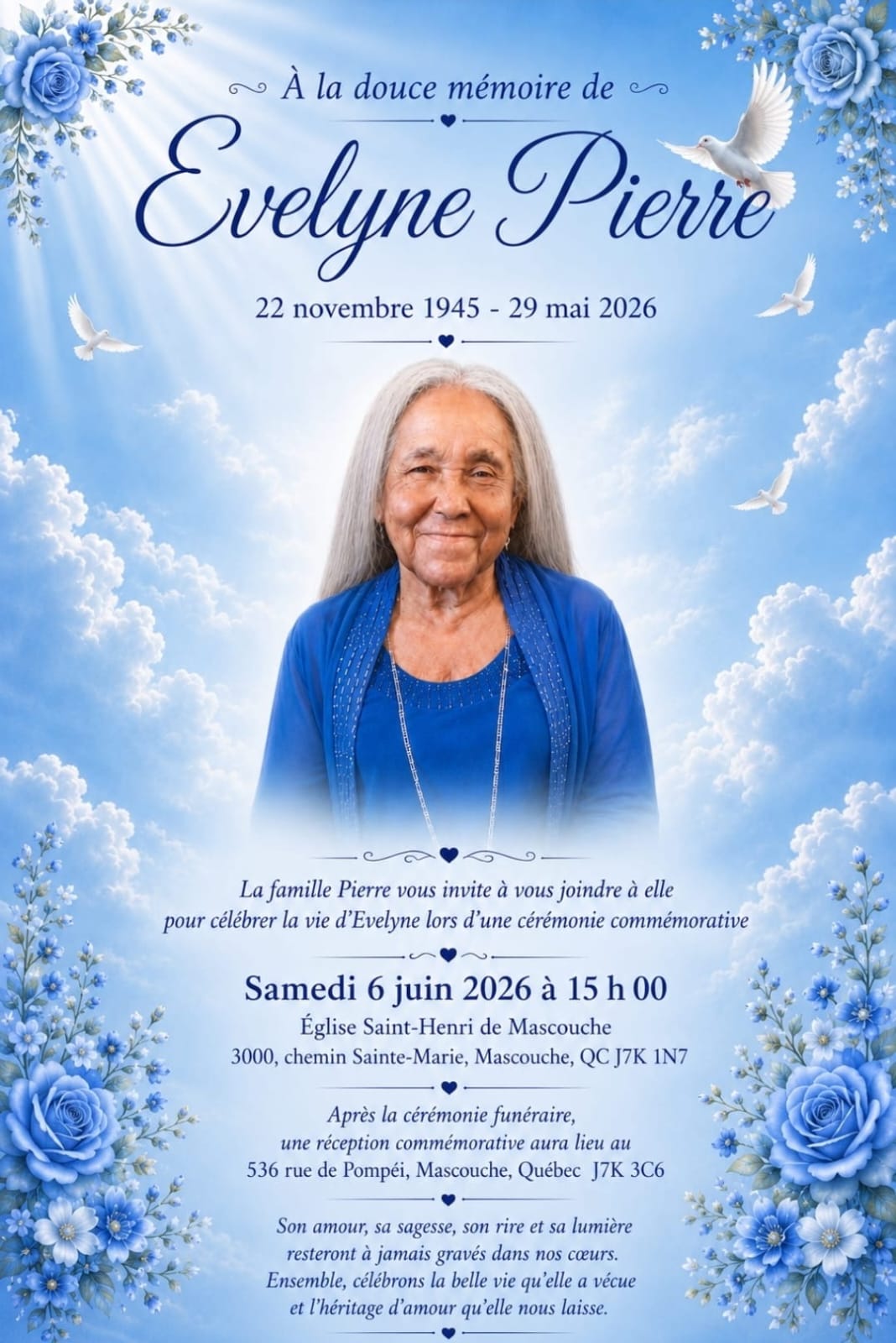 Portrait de Evelyne Pierre