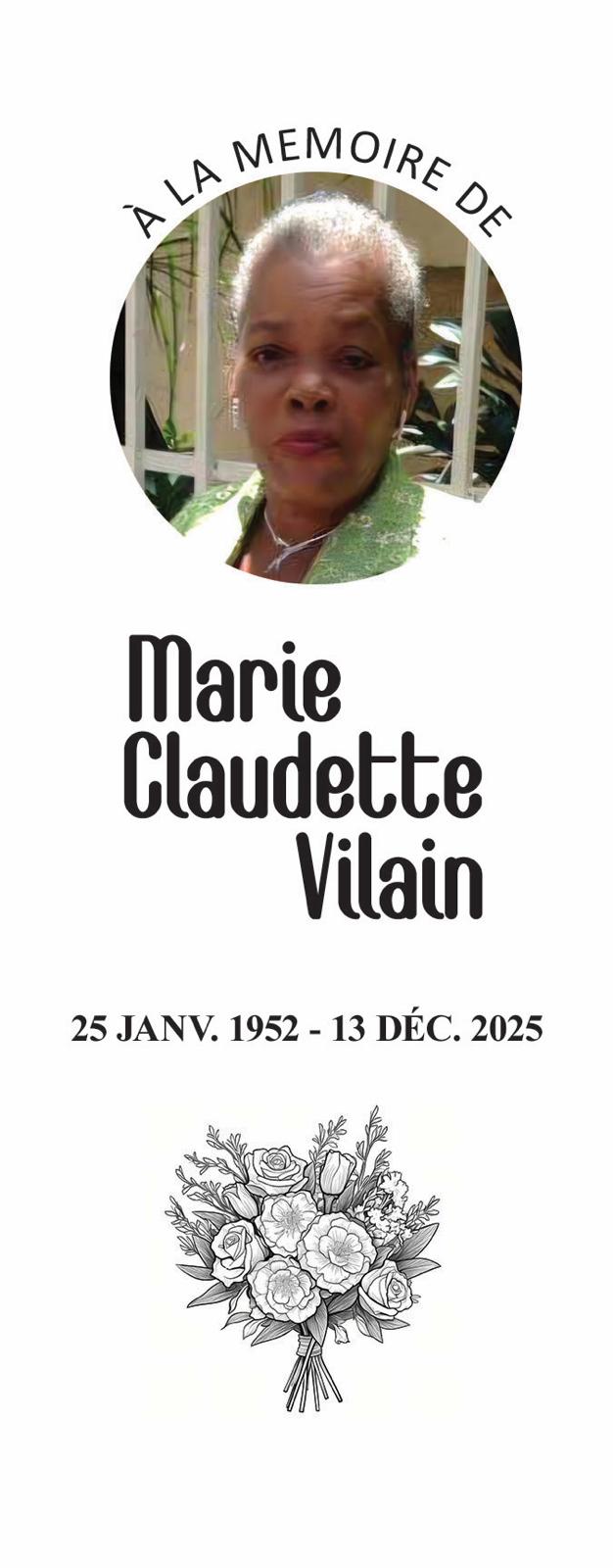 Marie Claudette Vilain