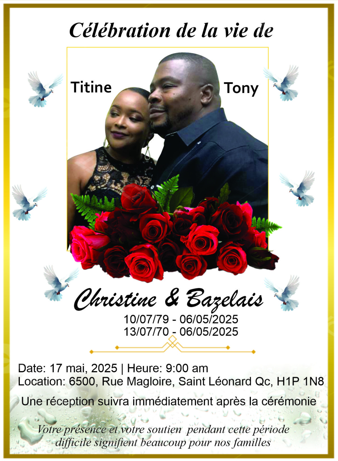 Christine & Bazelais (Titine & Tony)
