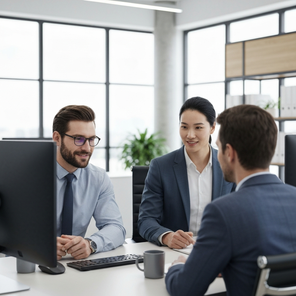 Financial advisor consulting