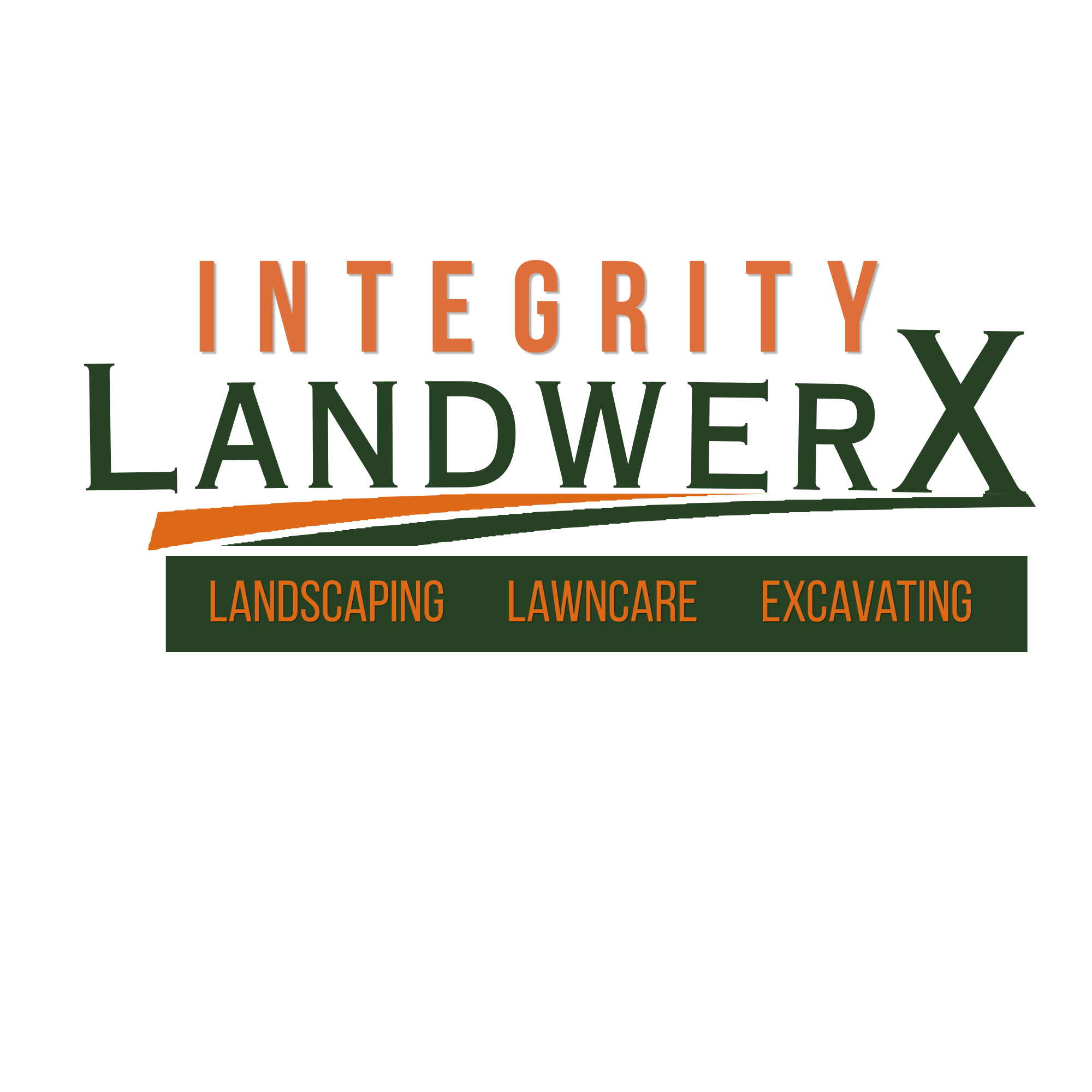 Integrity Landwerx team working on a landscaping project in Southern Illinois