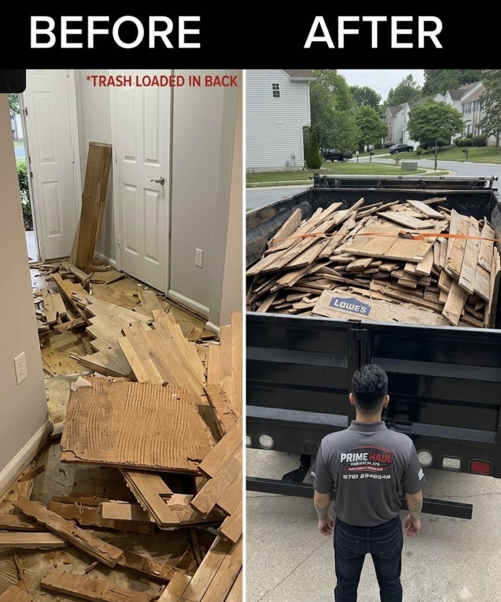 Before & After Cleanup