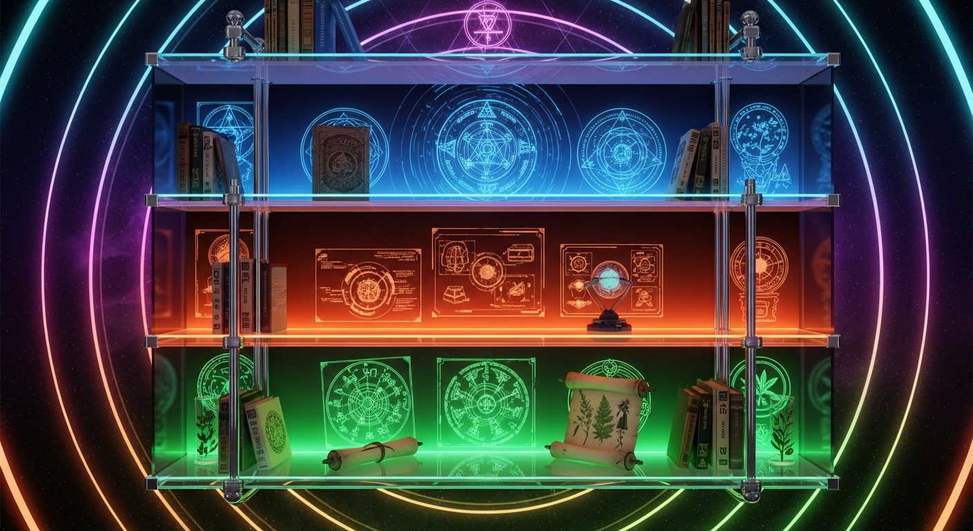 Psychedelic Bookshelf