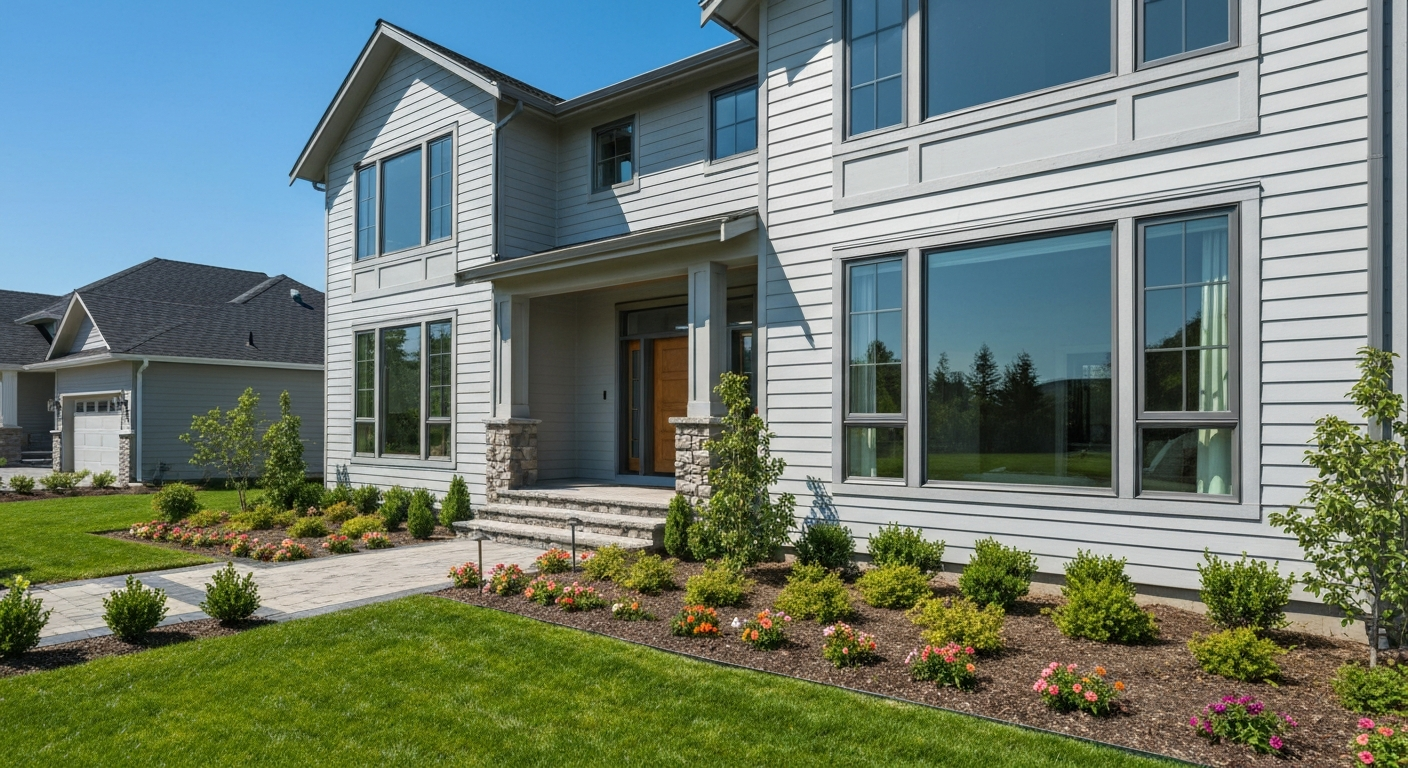 Beautiful home exterior