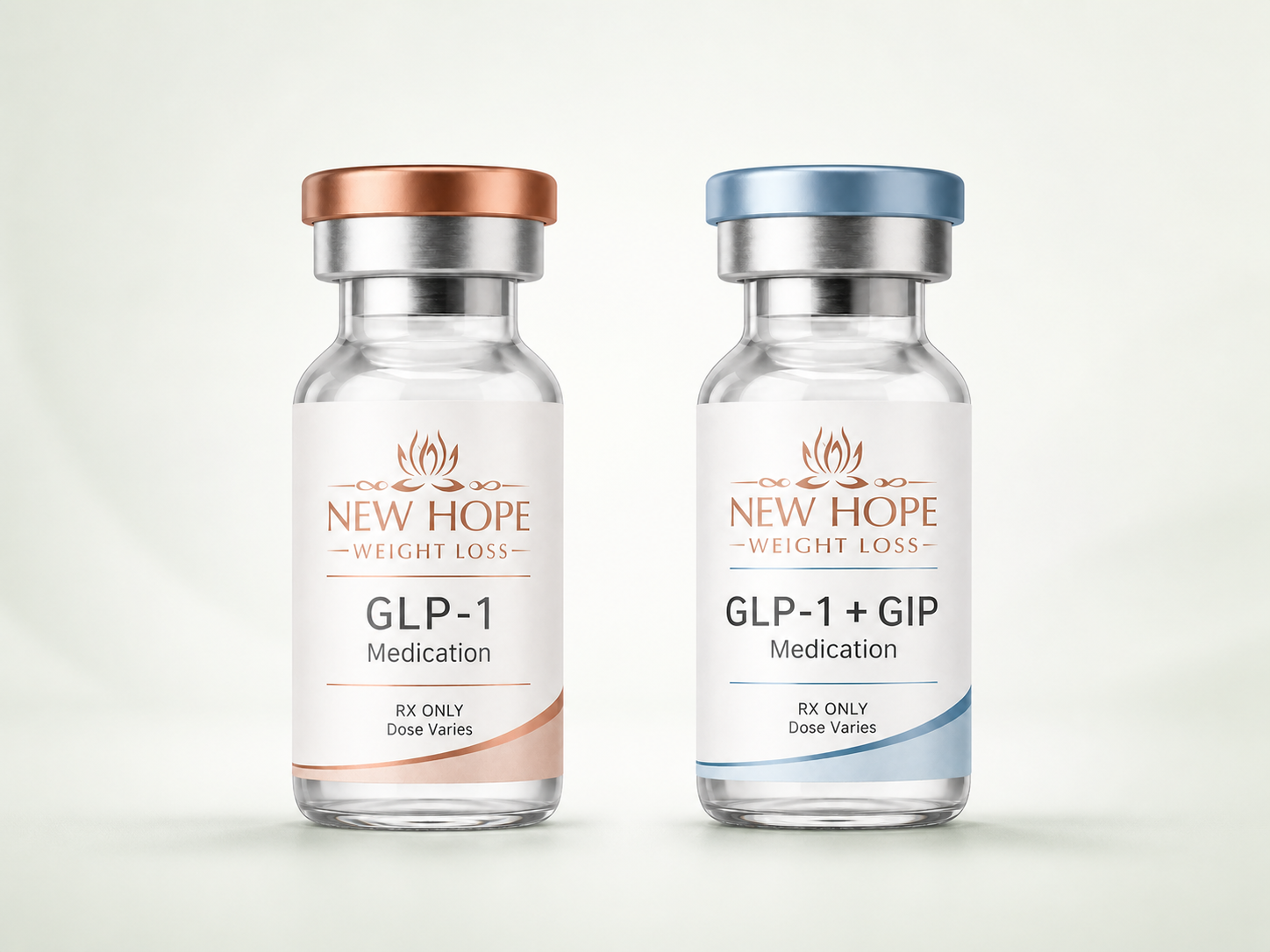 Semaglutide and Tirzepatide vials