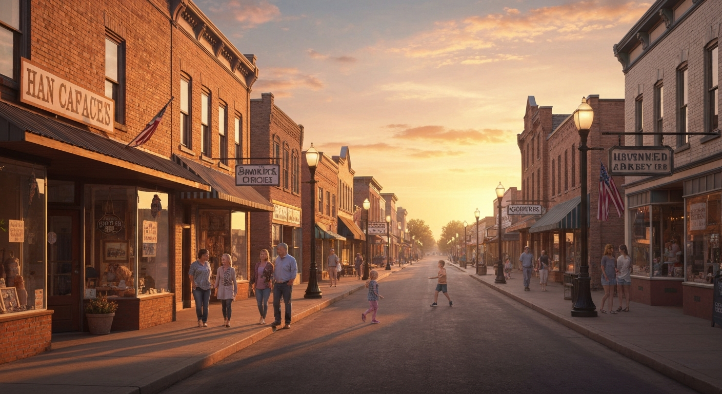 Small town Iowa community