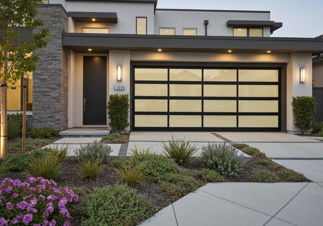 Glass Panel Contemporary