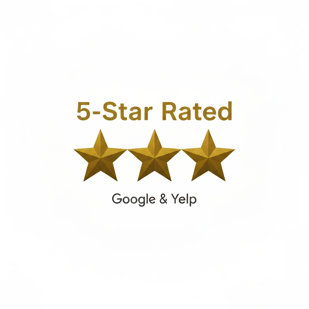 5-star rated Thunder Haul service on Google and Yelp