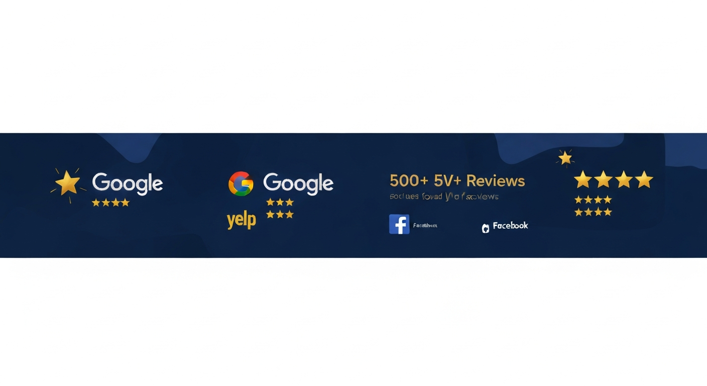 Thunder Haul 500+ five-star customer reviews on Google, Yelp, and Facebook