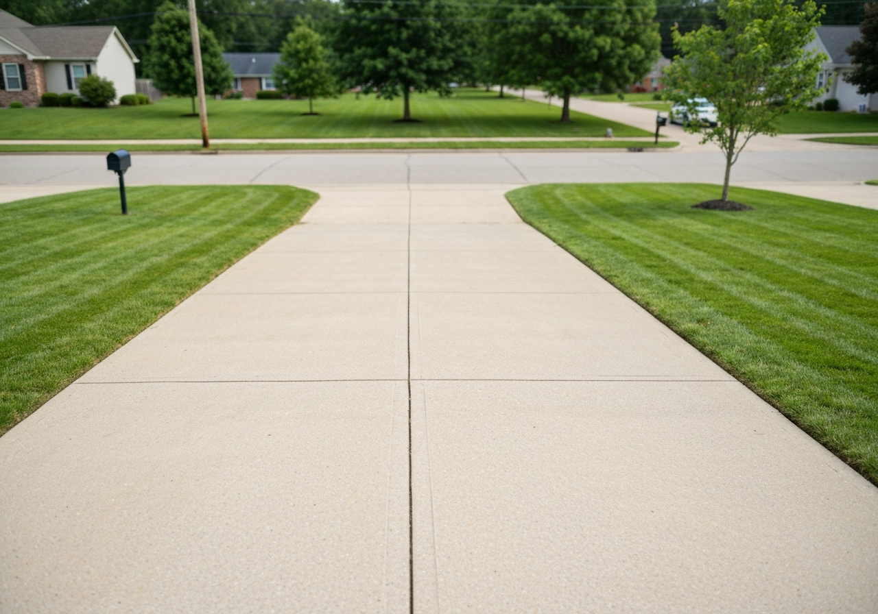 Clean, clear driveway after Thunder Haul appliance and junk removal