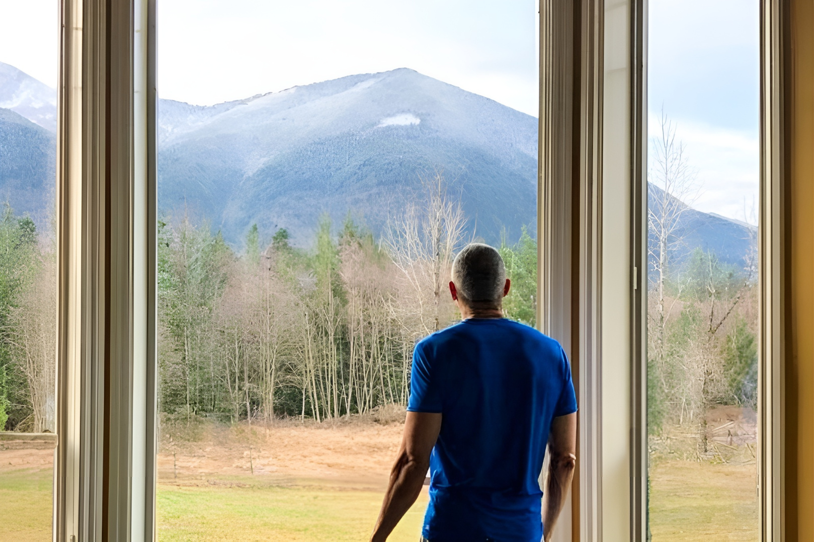 Mountain side view