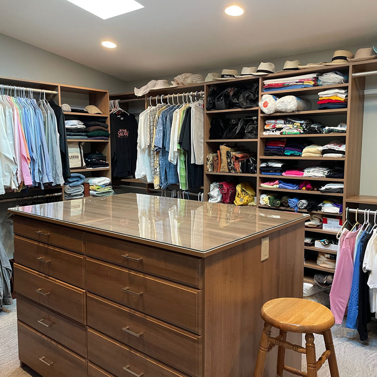 Before and after garage organization in Bethlehem PA by Klutter Queen