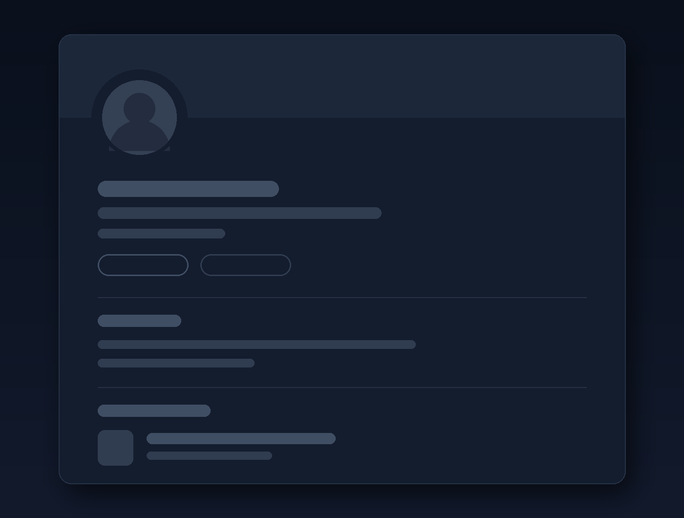 Example of a weak, unoptimised LinkedIn profile that fails to attract clients