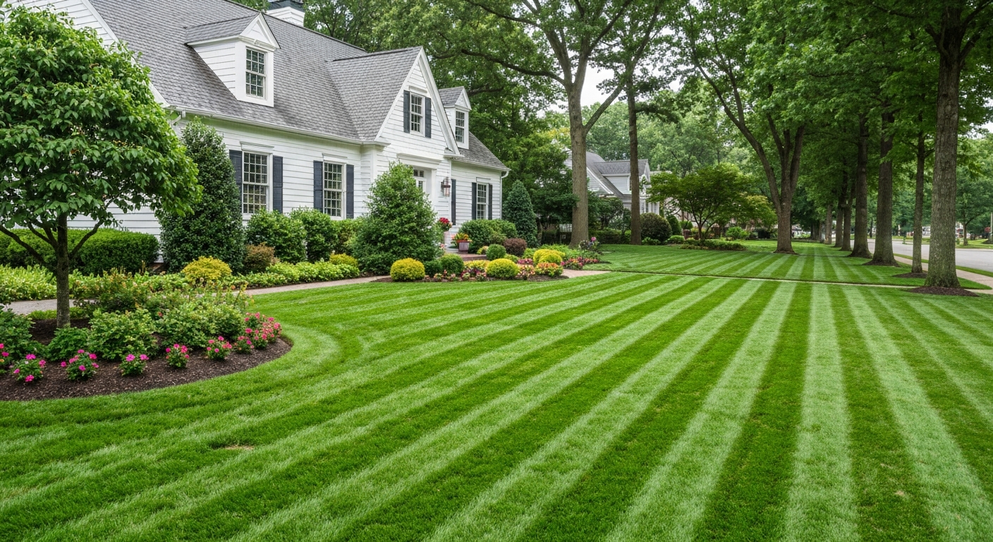After landscaping