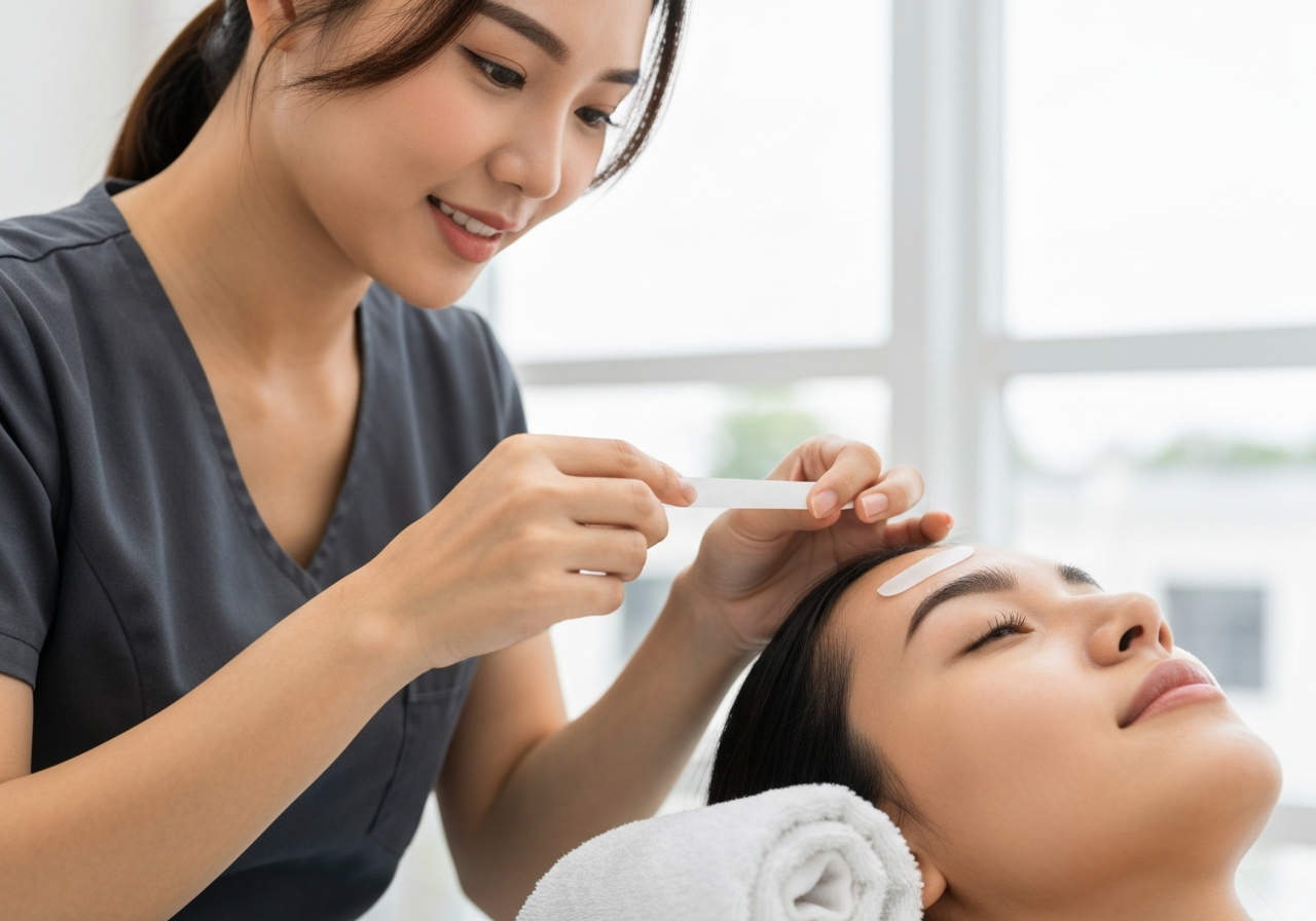 Eyebrow Waxing Service at Crystals Nails & Spa Bettendorf