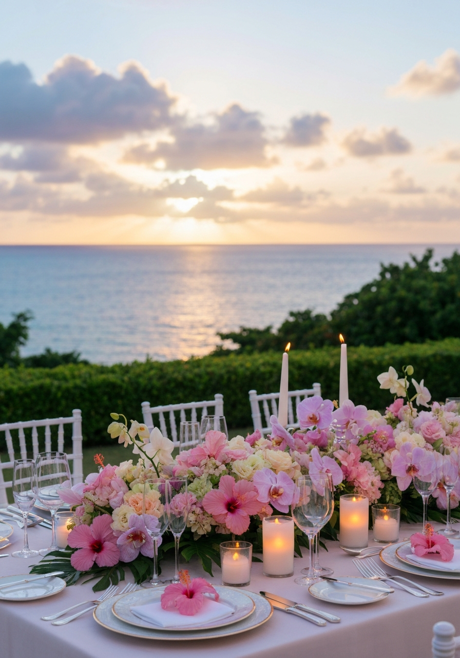 Tropical Table Setting