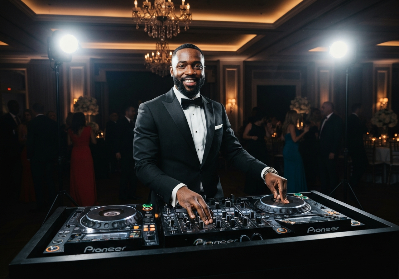 Luxury Wedding DJ Setup