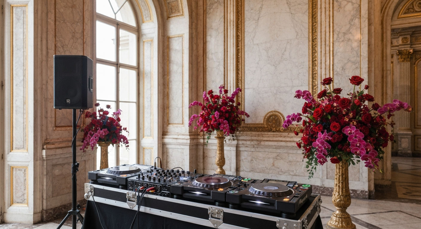 Elegant DJ Setup