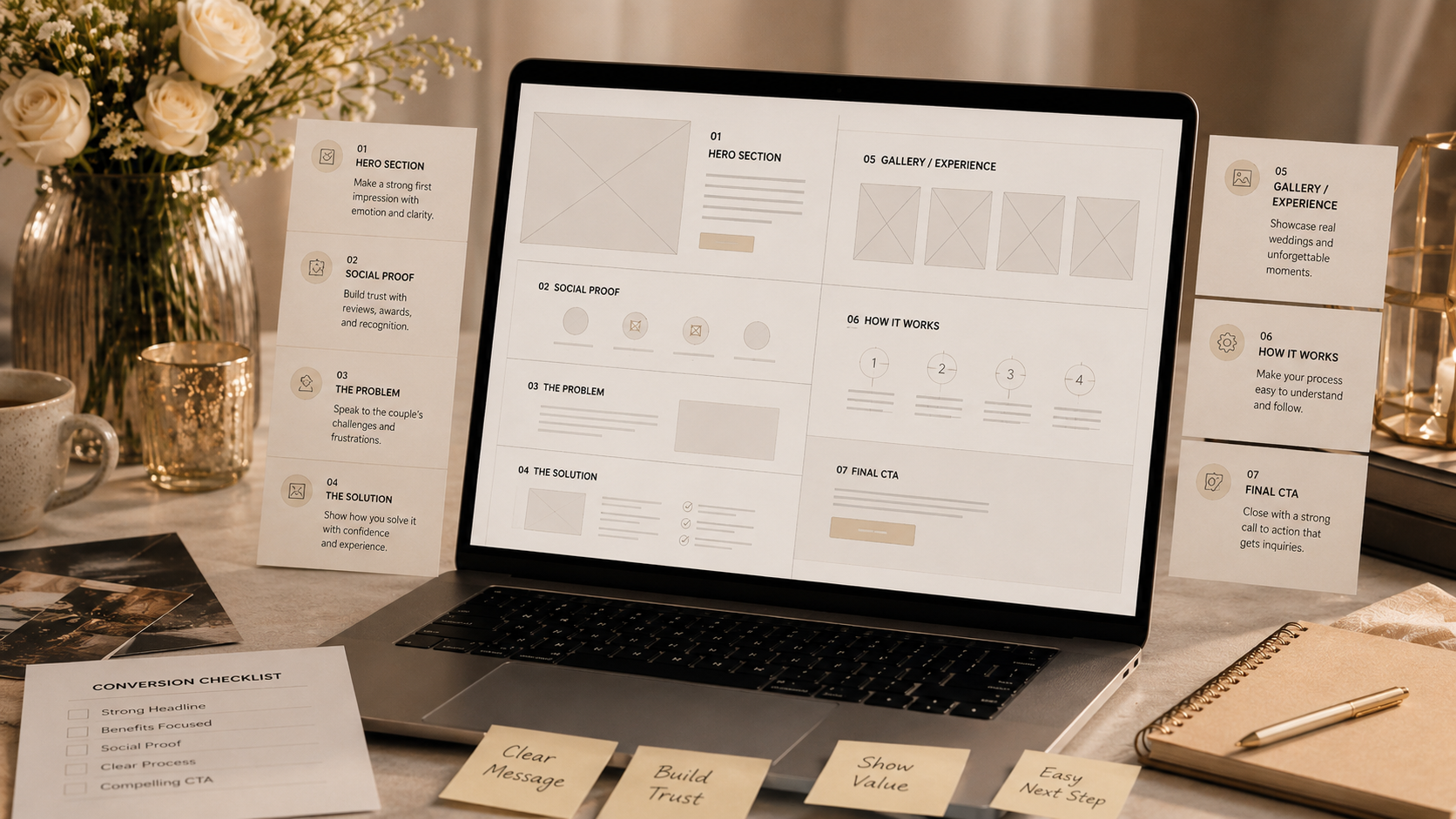 Best Wedding DJ Website Layout for More Inquiries