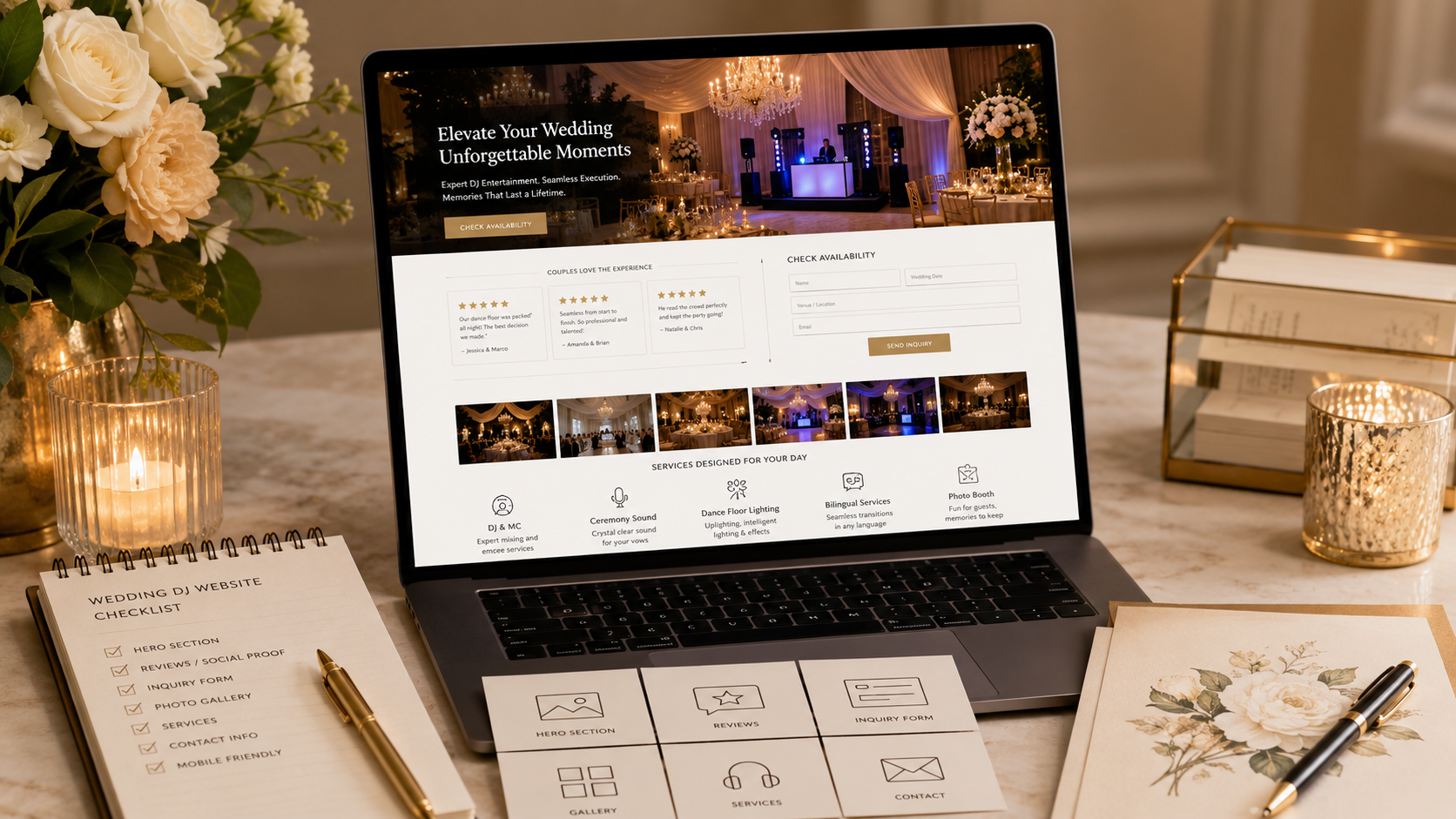What Should a Wedding DJ Website Include?