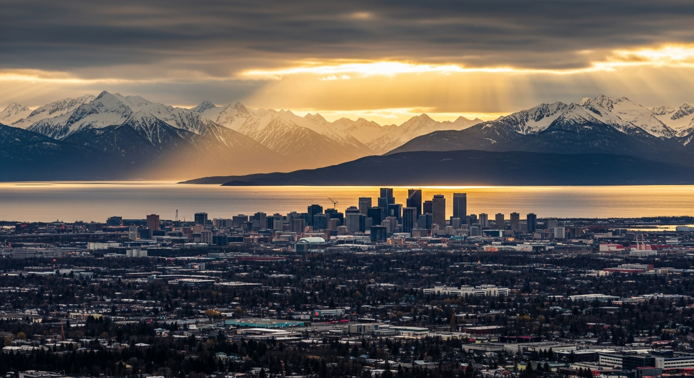Anchorage Alaska skyline