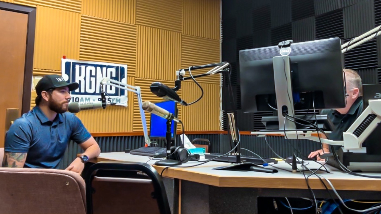 Jose Morales speaking on local radio