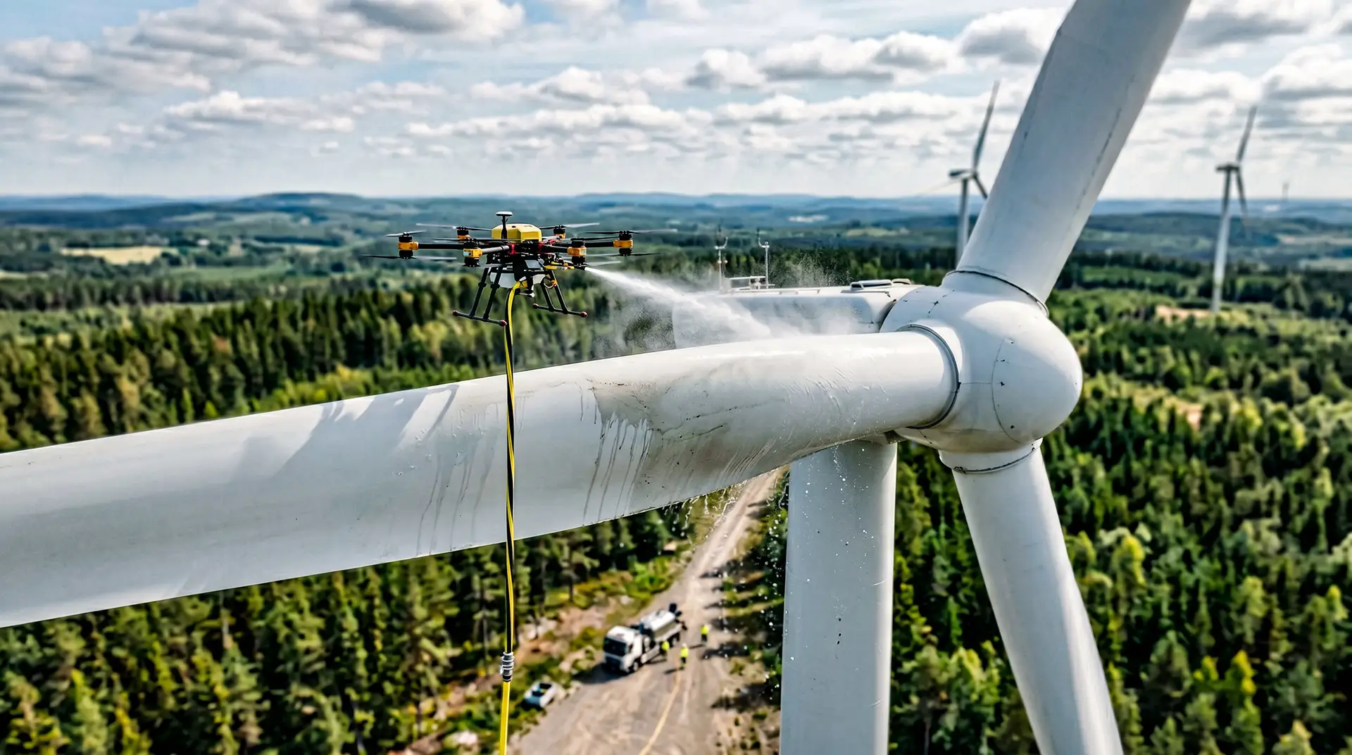 Tuulivoimalat dronekuvauksessa