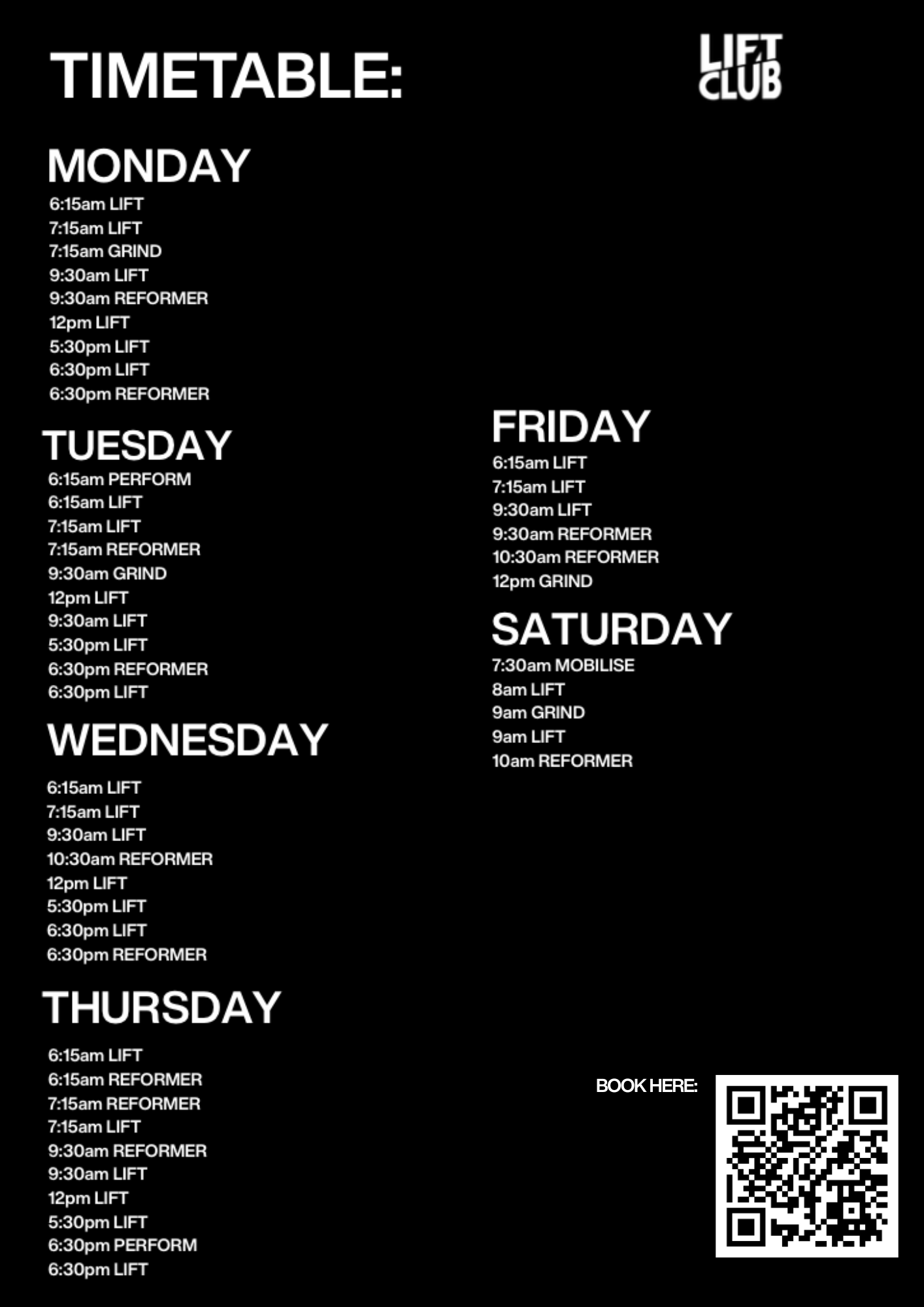 Timetable 3