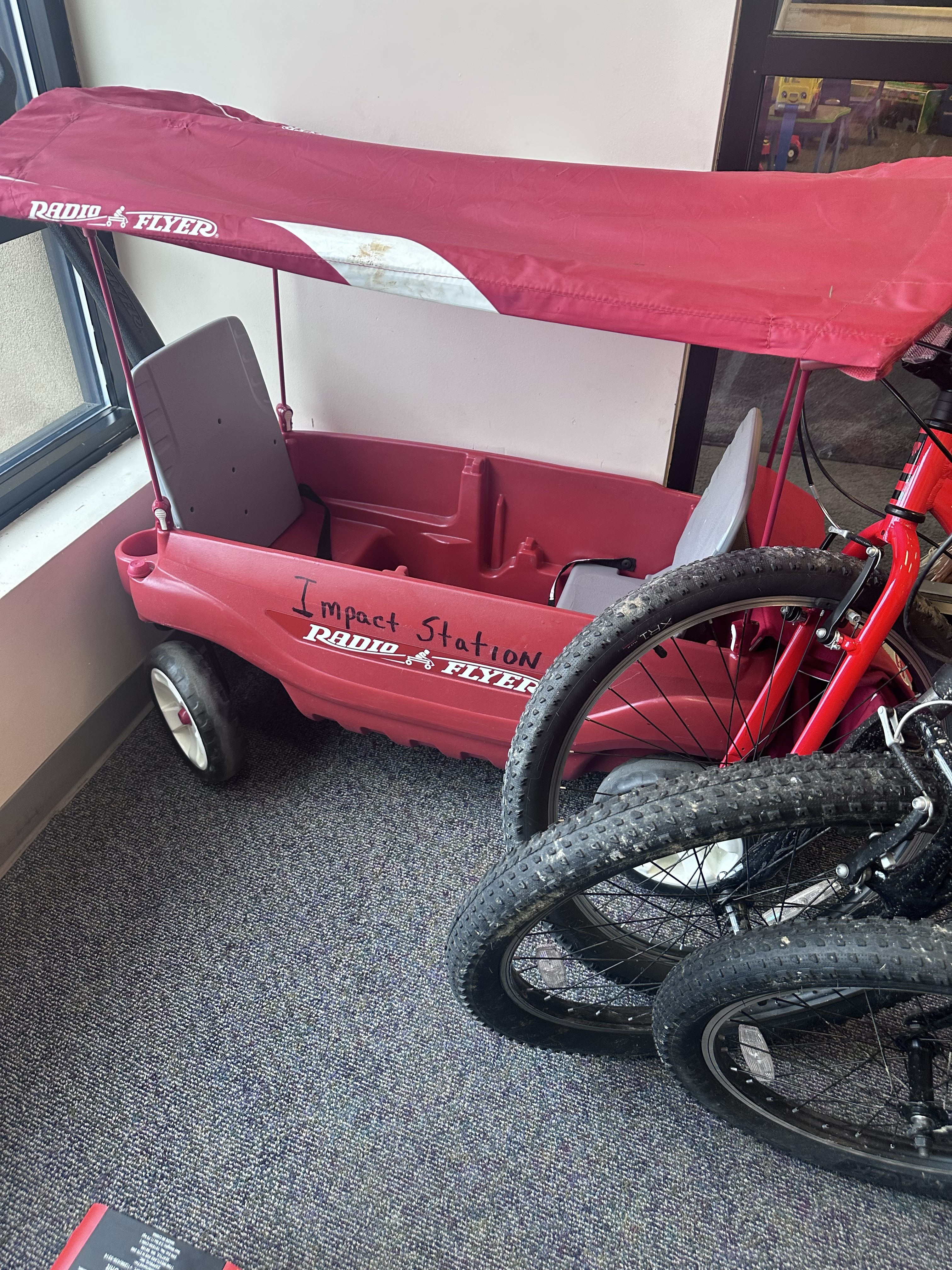 Impact Station Radio Flyer wagon