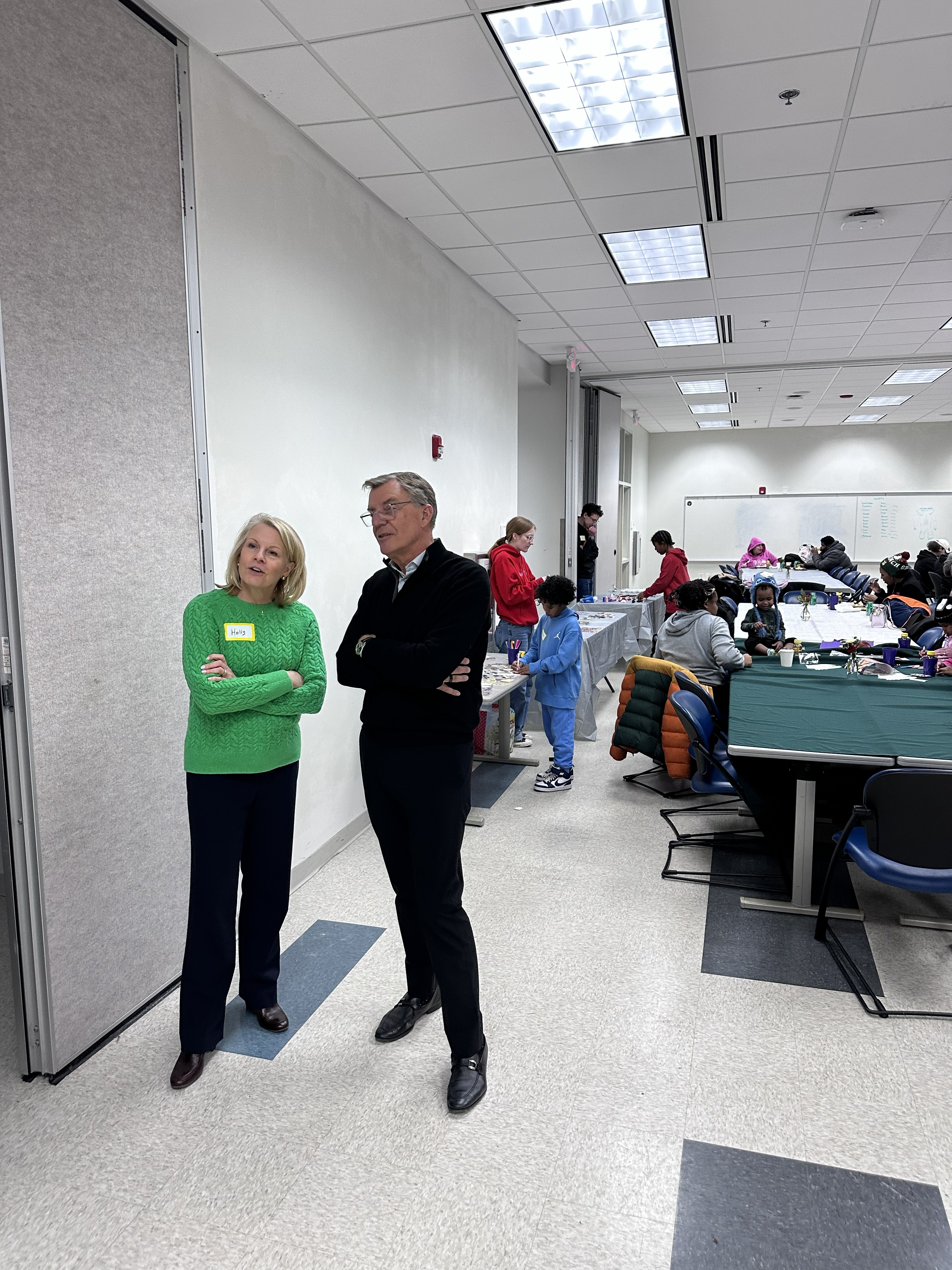 Volunteers at event