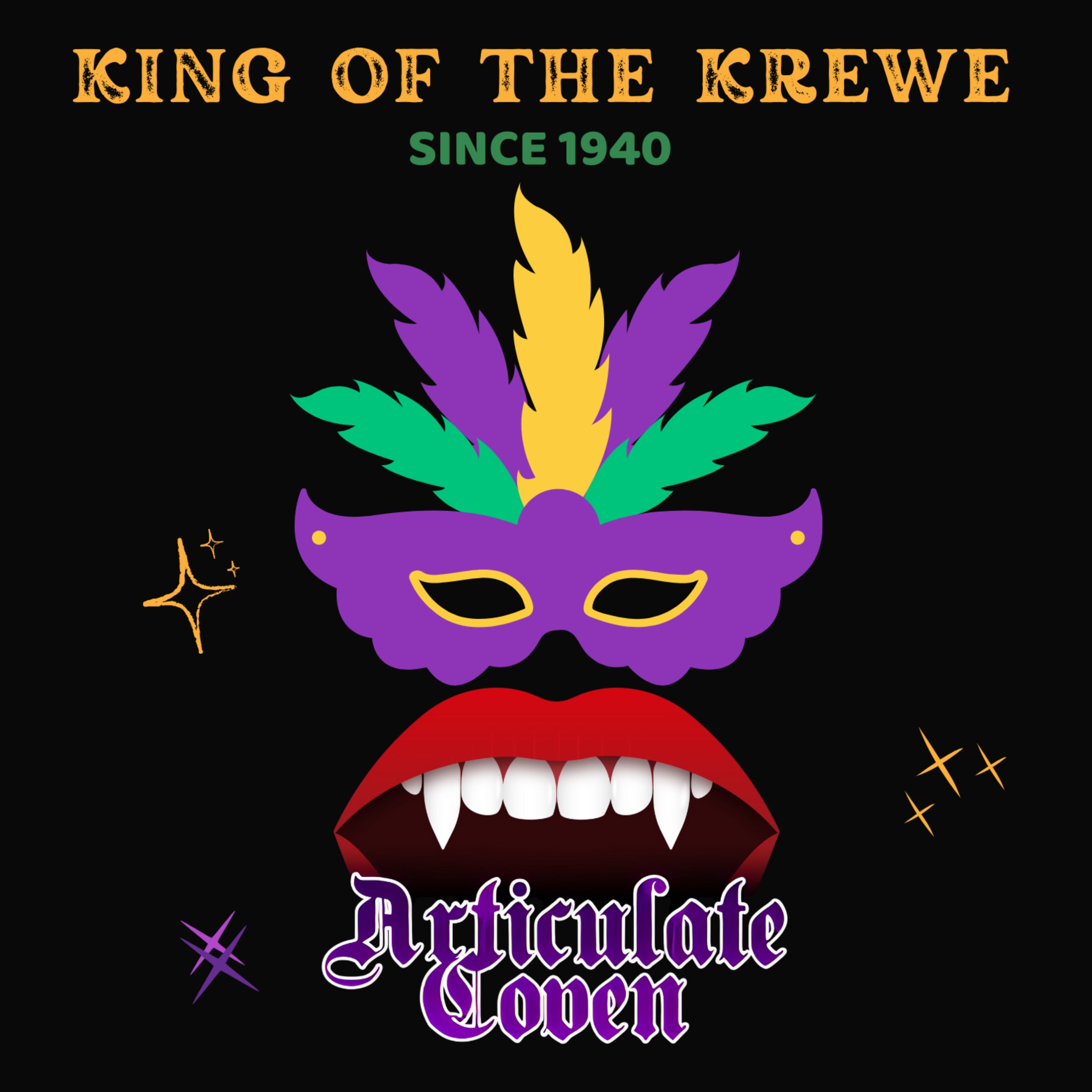 King of the Krewe Sticker