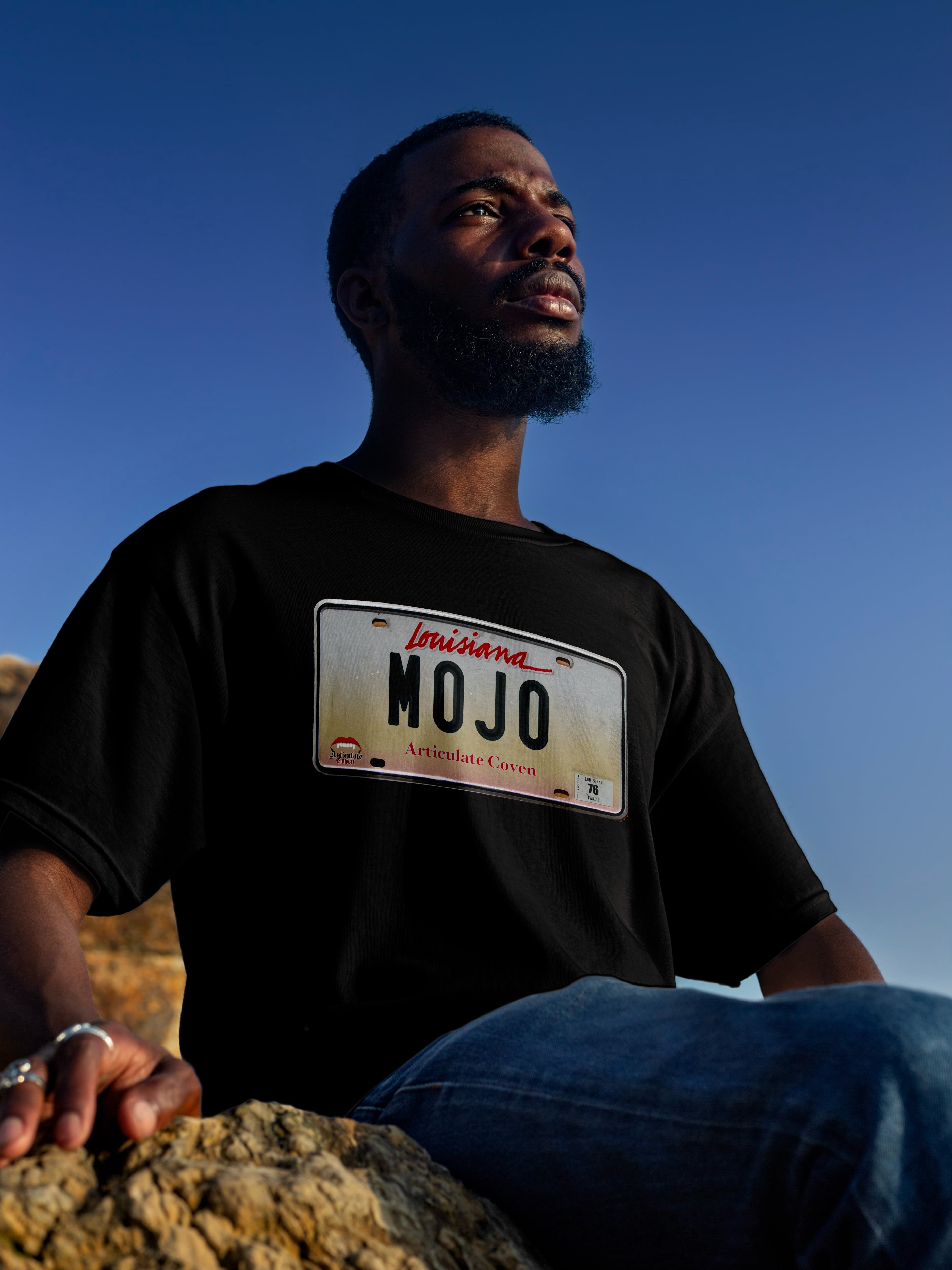 Mojo License Plate T-shirt