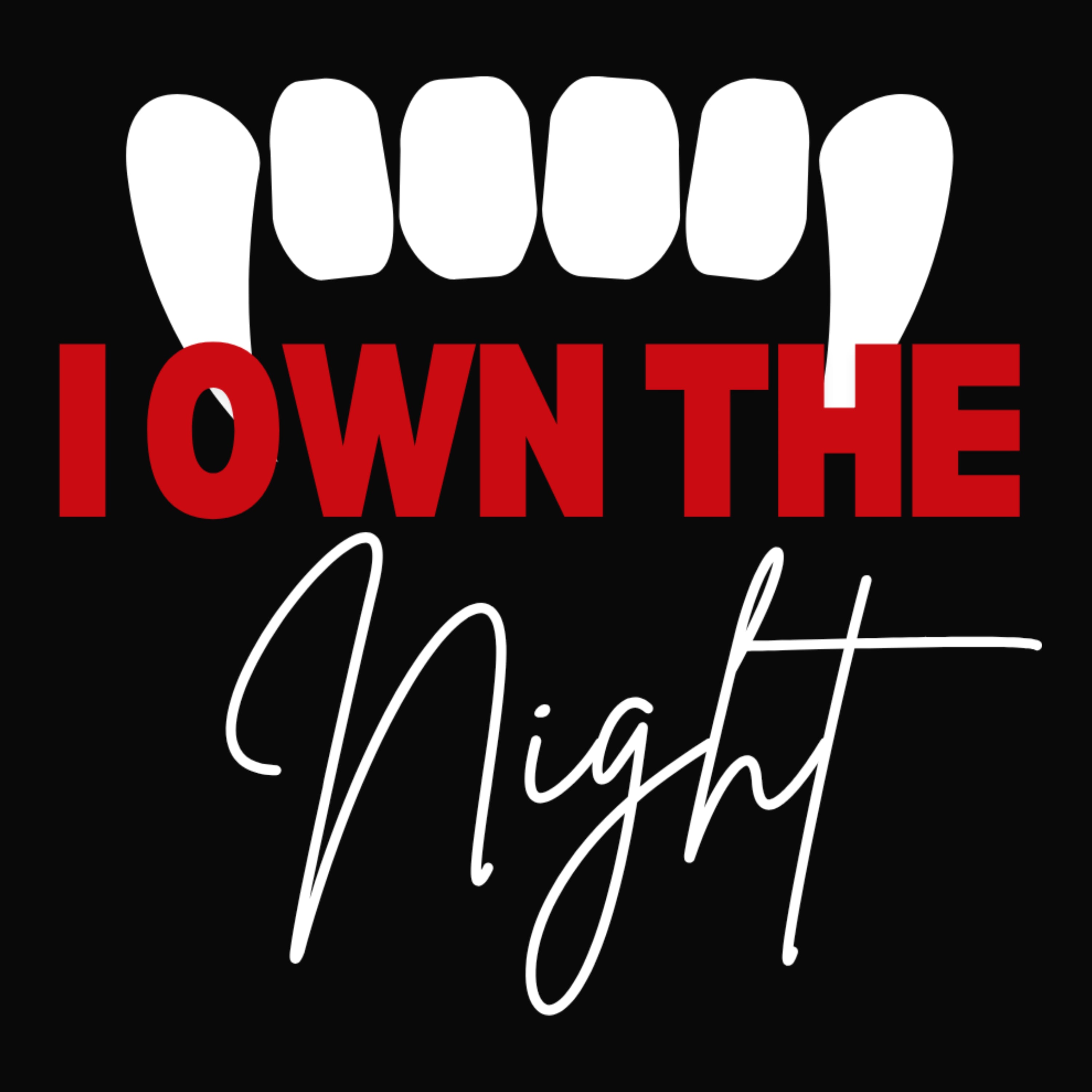 I Own the Night Sticker