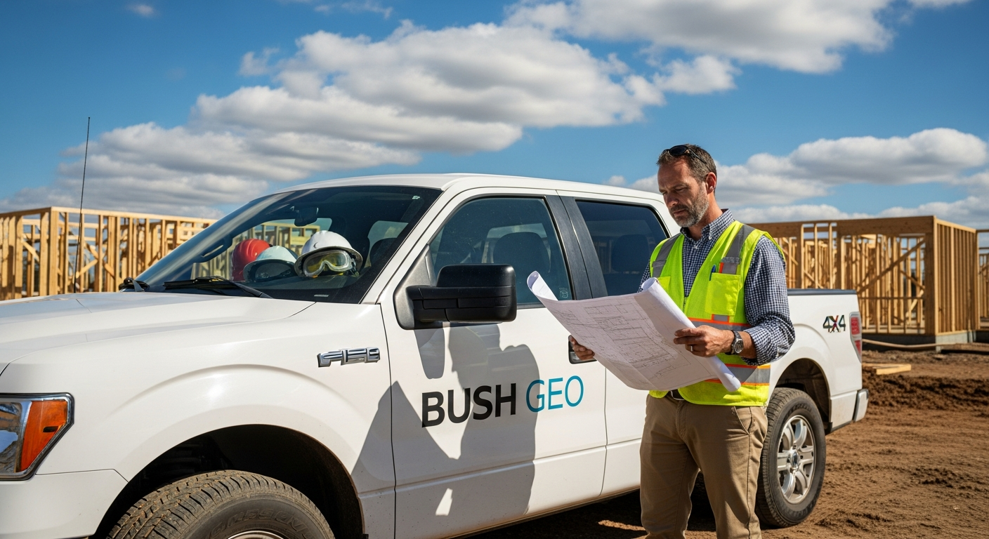 Construction site in Pierce County requiring professional hydrogeological consulting services for environmental and building permit compliance
