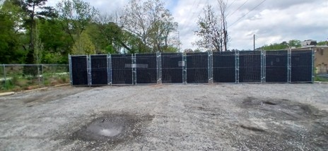 commercial fence screen enclosure installation North Georgia — Marshall's Handyman Service