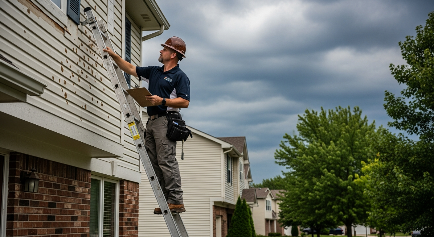 Storm damage inspection