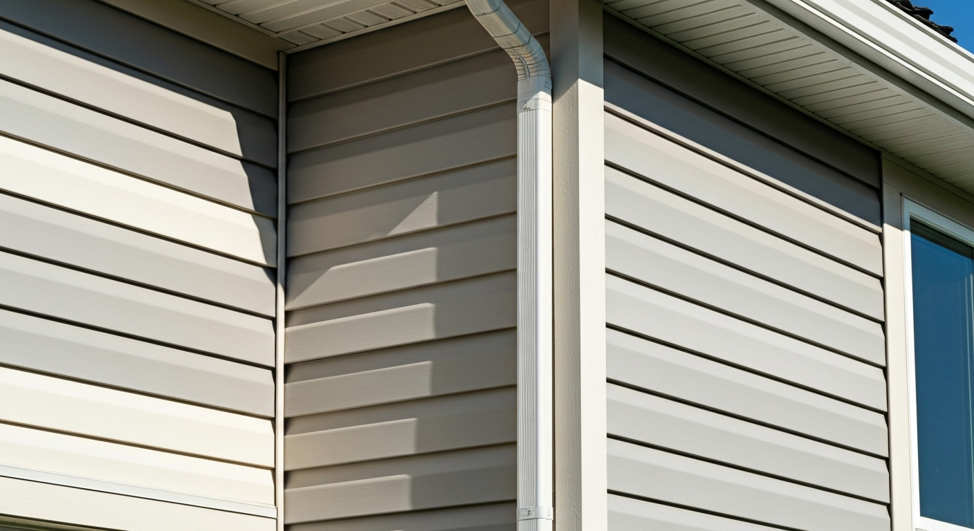 Vinyl siding installation