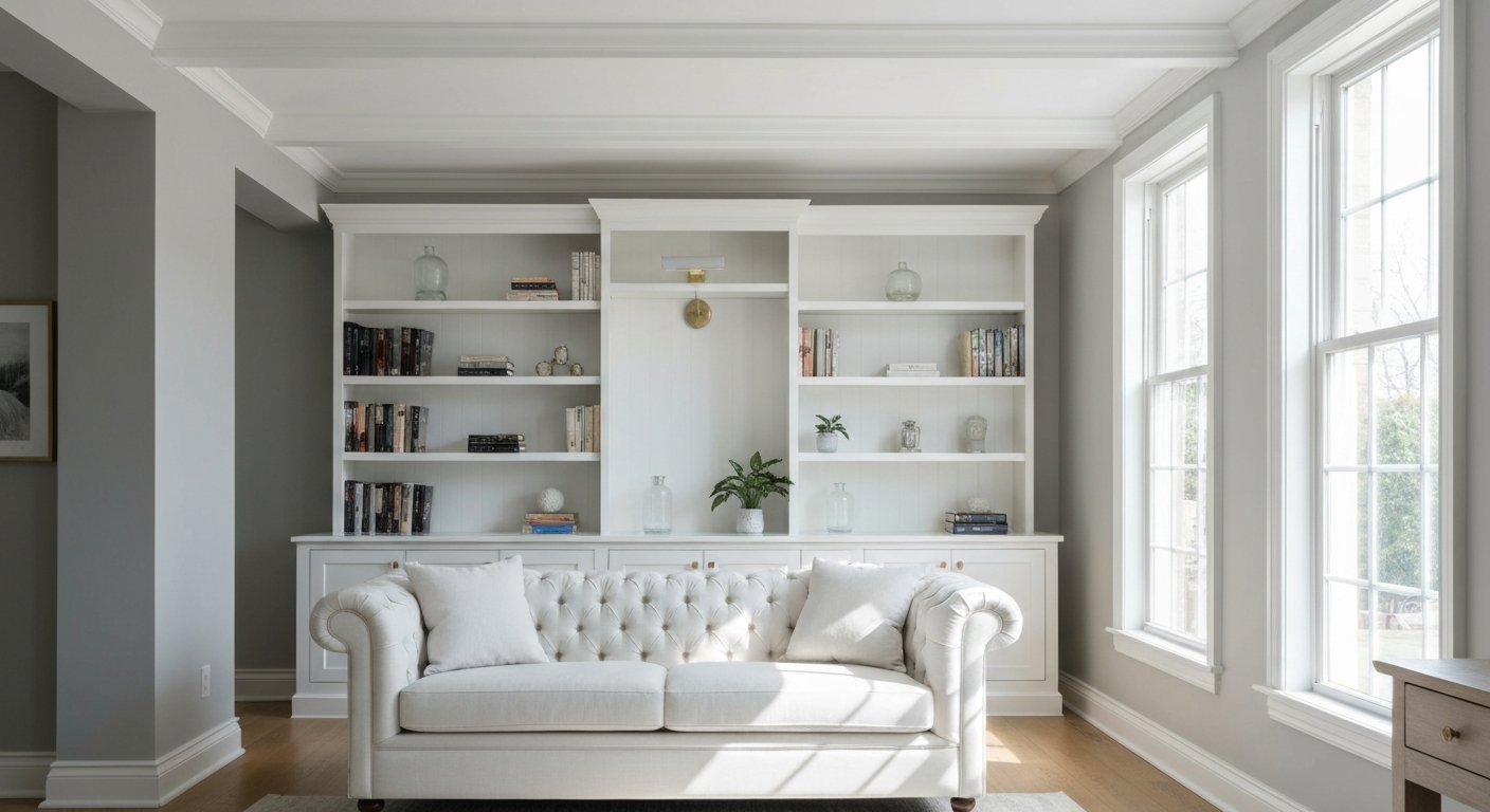 Bright airy living room