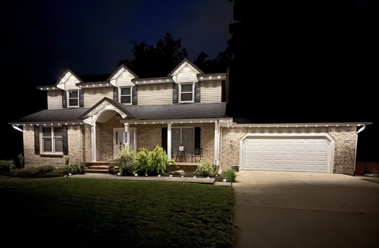 Mid Mo Glow Custom Design — permanent LED lighting installation in Mid-Missouri