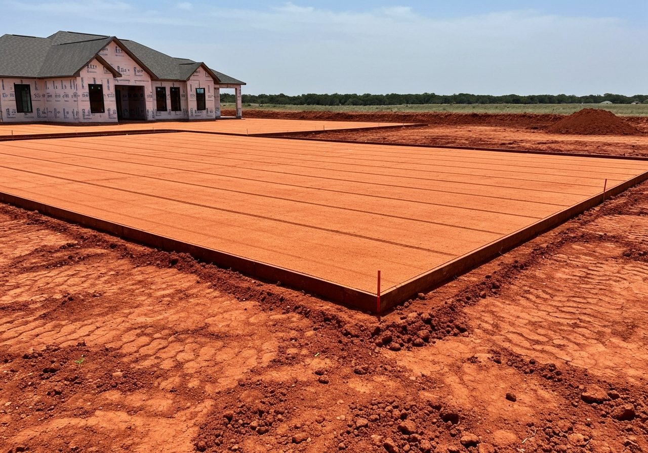 Home site pad and drainage in Wilson County, 3 acres