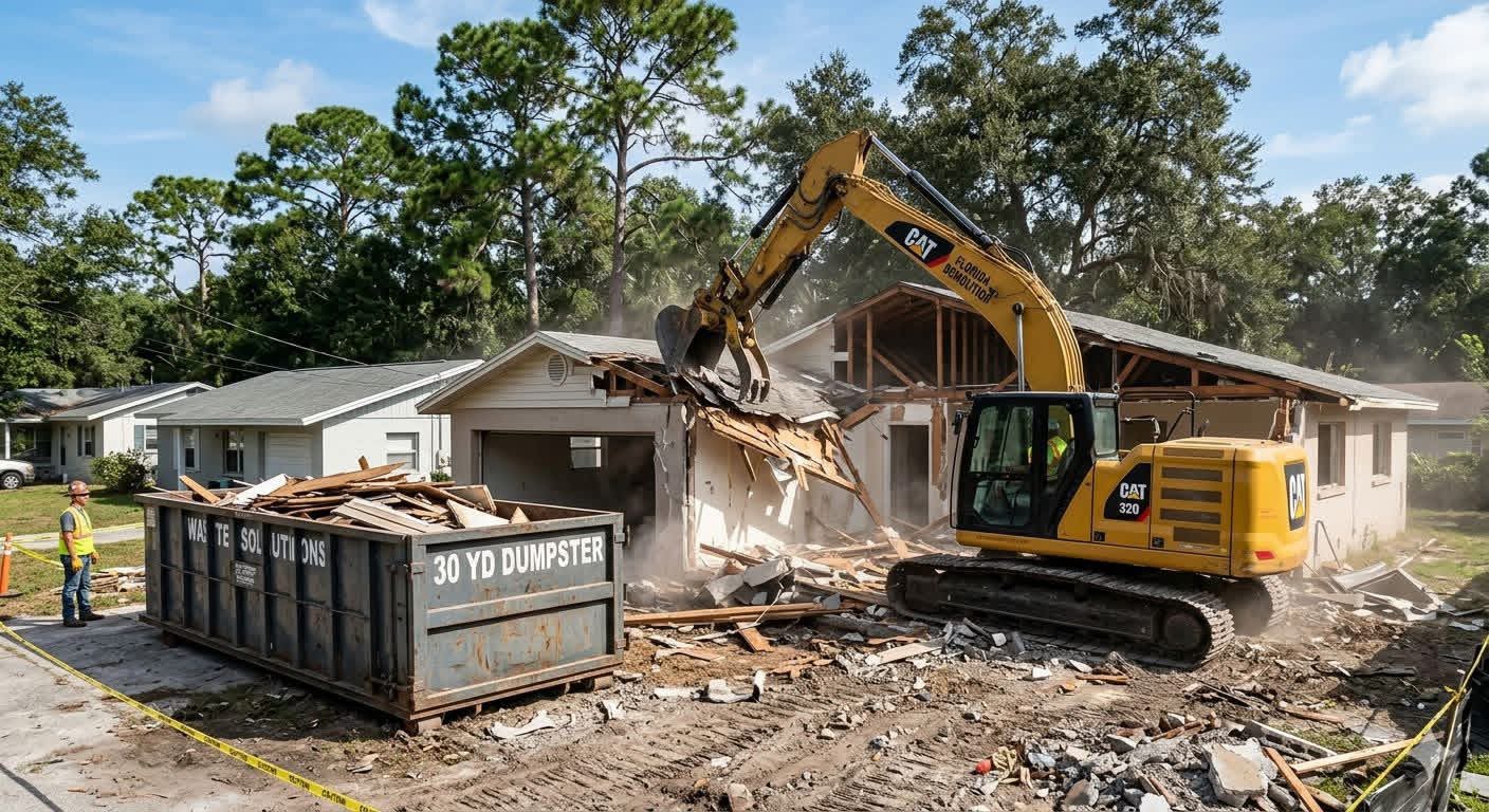 Demolition in Wilson County by NexGen Earthworks